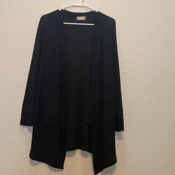 Altar'd State Sweaters - 2/$18 Altar’d State Black Waffle Cardigan
